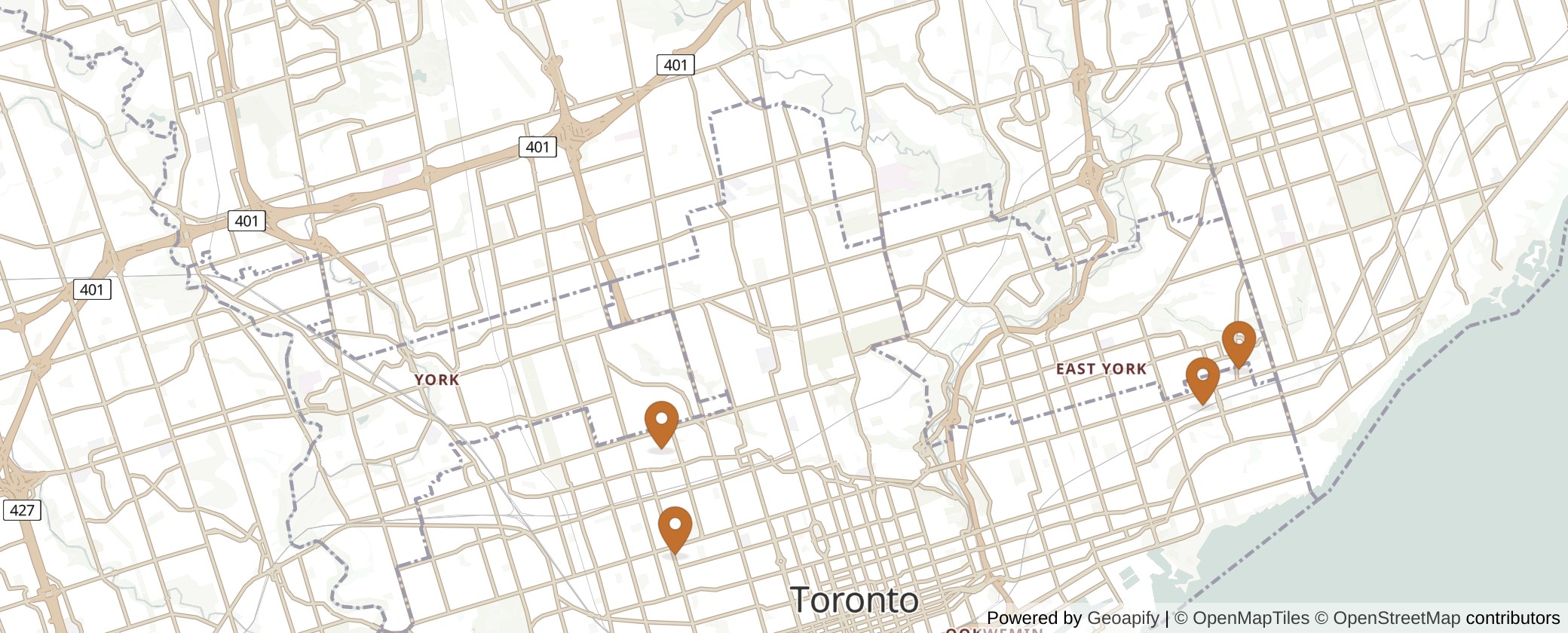 Map of Sixplex Toronto: The 9 Pilot Wards Where 6 Units Are Allowed