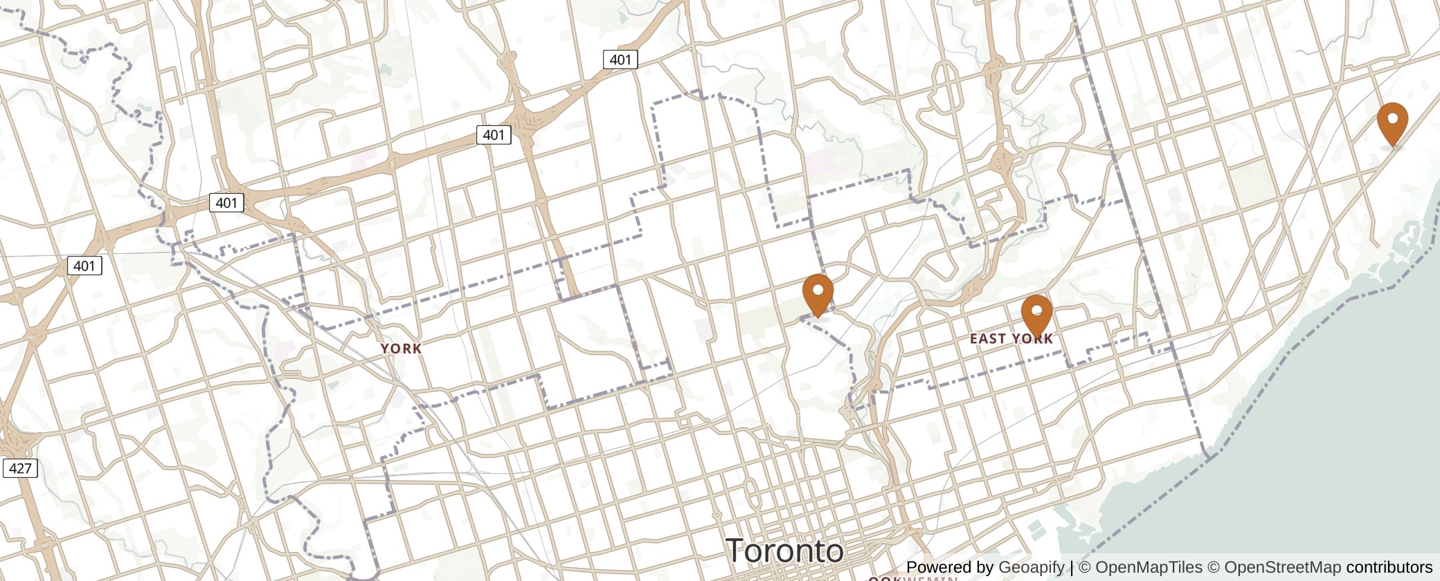 Map of How Many Units Can I Build on My Toronto Lot?