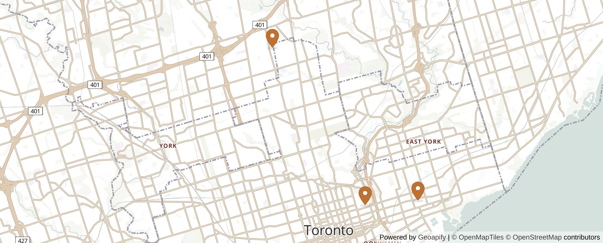 Map of How Many Units Can I Build on My Toronto Lot?
