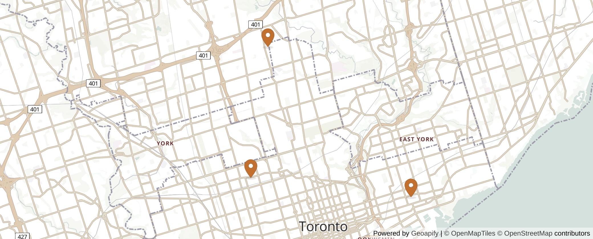 Map of Garden Suites in Toronto: Add a Unit at the Rear of Your Lot